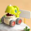 Dinosaur Pressing Whistle Inertia Car With Interactive Play For Kids Ages 3 To 6