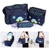 4Pcs Multifunctional Baby Changing Bag Set Spacious and Practical Baby Changing Bag Set for Modern Parenting Needs