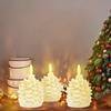 Warm Color Light LED Candles Flameless Electronic Candle Pine Cone Candle Light  Daily Night Use