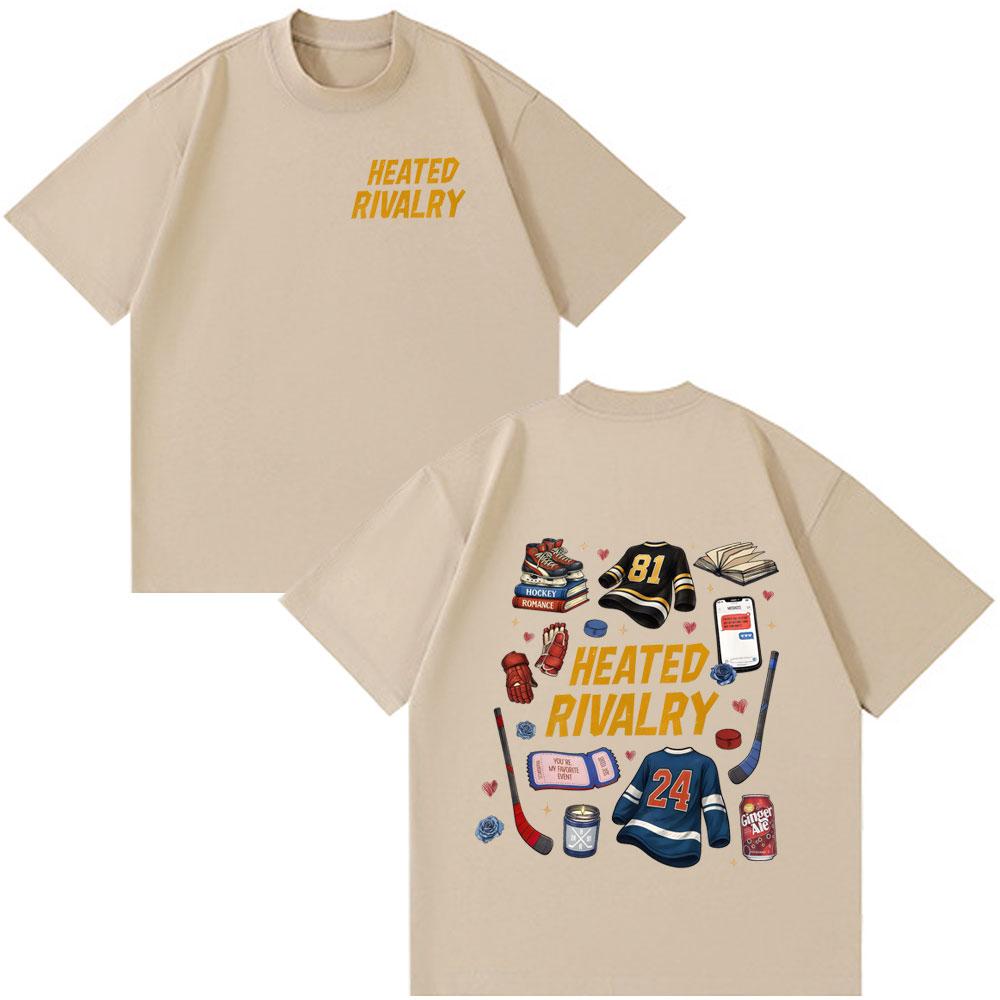 Heated Rivalry Shane Hollander Ilya Rozanov Tshirts Unisex  Women Clothing Fashion Vintage Oversized T Shirts  Casual Streetwears