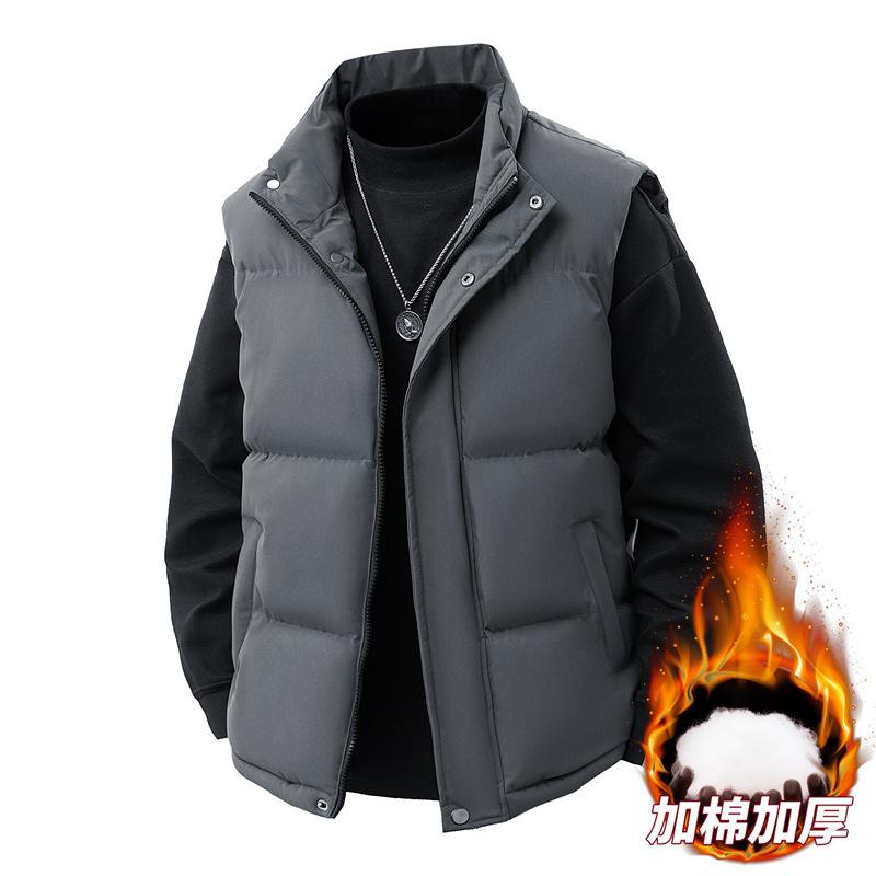New autumn and winter vest men's vest thermal vest youth sleeveless sports jacket men's vest