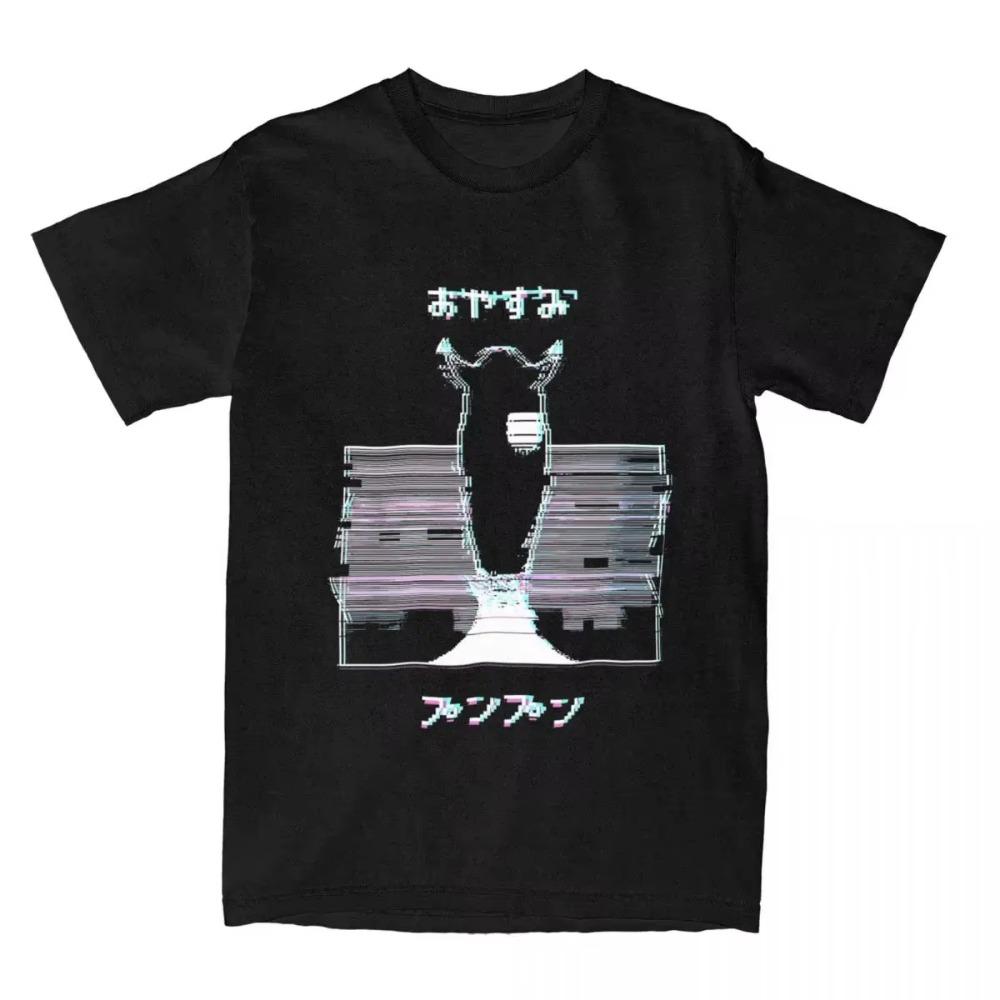 Cool Glitch Oyasumi Goodnight Punpun T-Shirts for Men Women  Tees Shirt Party Clothing