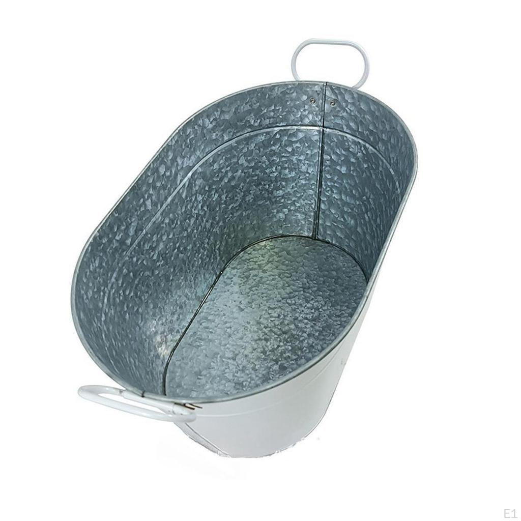 Ice Bucket Beer Holder for Party,Storage Container,Ice Tub with Handle Drinks