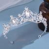 Baroque Crystal Tiaras And Crowns For Women Bride Rhinestone Prom Diadem Bridal Wedding Hair Accessories Jewelry Crown Tiara