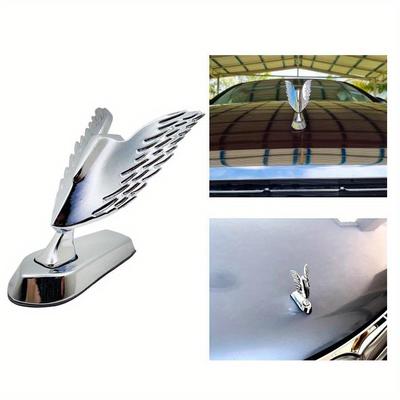 1PC 3D lega aquila ala anteriore emblema del cofano car styling stand cappuccio distintivo decalcomania moto scooter parafango ornamento adesivi