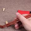 1 Pair Retractable Camping Natural Wood Collapsible Chopstick with Carry Bag Reusable Foldable Office Outdoor Chopsticks