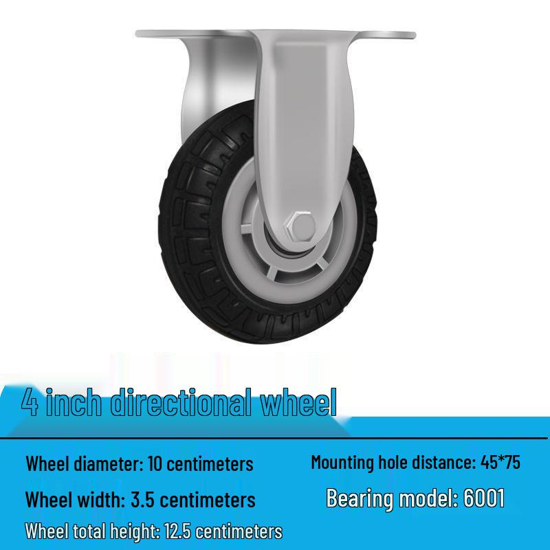 Těžká tichá otočná kolečka (2-8 palců) pro vozíky a malé ruční vozíky