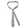 Zebra Leopard Print LOVE Poker 5cm Tie with Unisex Shirt - Versatile, Customizable 