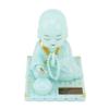 Little Monk Figurine Solar Ornament Auto Nodding Knocking Buddha Statue Toy for Car Dashboard