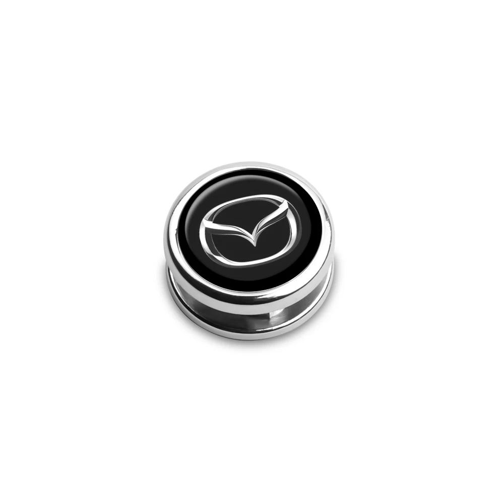 

2025 Hot Car Mini Storage Hook Multifunctional Metal Adhesive Hook Mask Key Storage Rack For Mazda 2 3 6 Axela CX-5 CX-3 Atenza 2Pcs