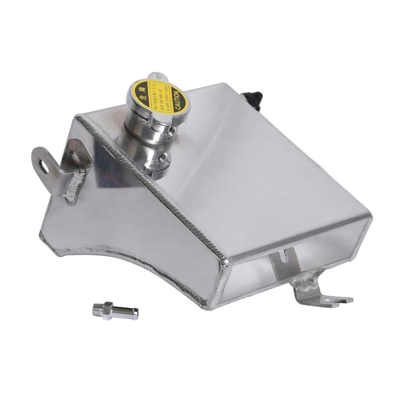 Aluminum 1.5L Coolant Overflow Tank For Nissan 240SX 240SX S13 SR20DET KA24DE KA24E KA24 Auxiliary Cooling Kettle