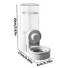 Automatic Pet Feeder And Water Dispenser Hanging Large Capacity Auto Dry Food Feeder For Dogs Cats Cage Hanging