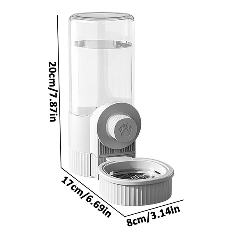 Automatic Pet Feeder And Water Dispenser Hanging Large Capacity Auto Dry Food Feeder For Dogs Cats Cage Hanging