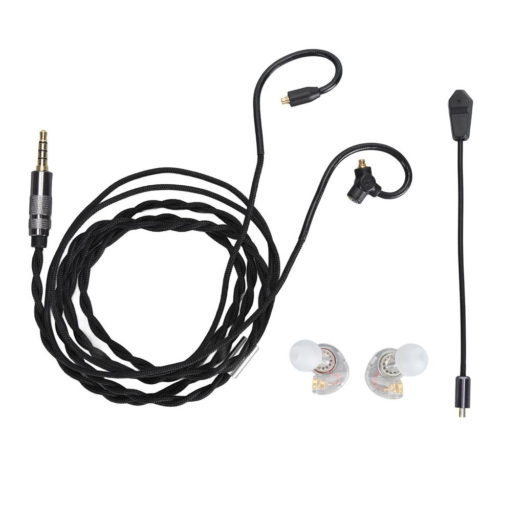 Gaming Earbuds with Microphone Lightweight Sensitive 3.5mm Wired Detachable Gaming Earbuds for Mobil