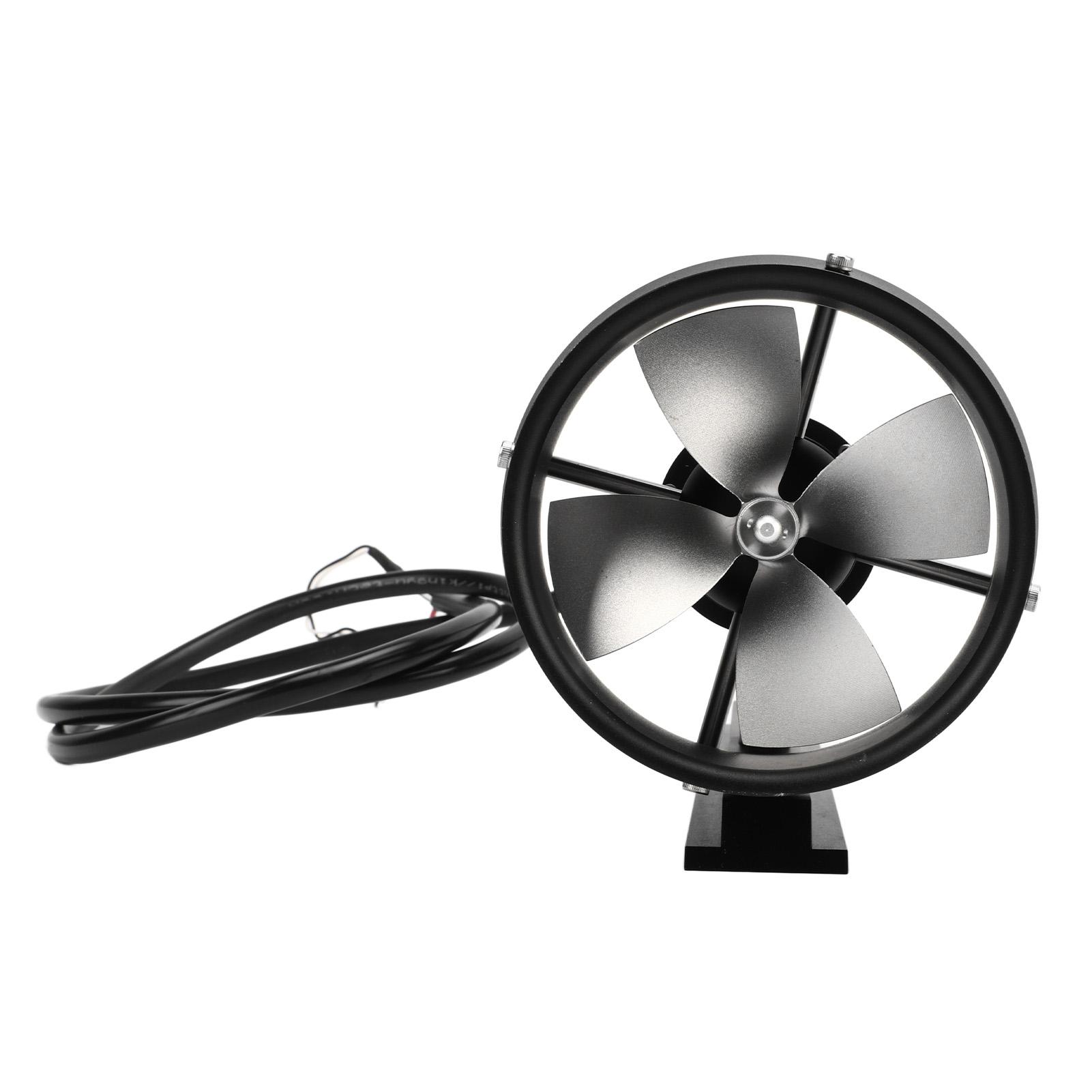 Underwater Thruster 6S 12‑24V 9kg Black Boat Underwater Propeller Thruster for Ship Submarine CCW