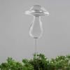 Mushroom Self Watering Spikes Glass Plant Waterer Clear Self Watering Devices Globes for Water Plants While Away