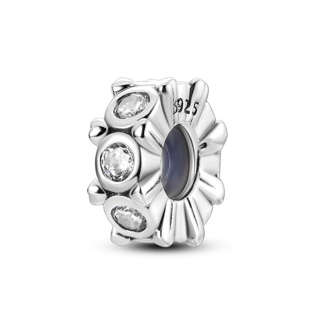 925 Sterling Silver Rainbow Sunflower Beads Animal Elephant Pendant Charms Fit Bracelet For Women