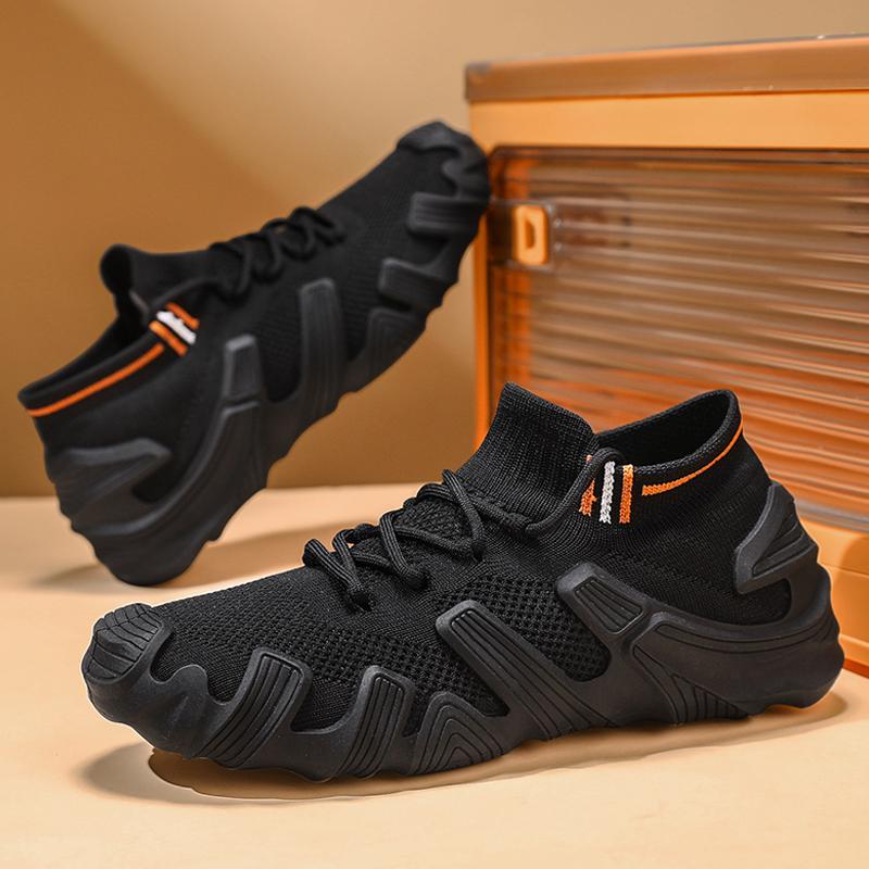 

Мужская весенняя новая спортивная повседневная обувь, дышащая трикотажная обувь Fly Knit, слипоны, низкая резиновая подошва, корейские модные кроссовки Sle 39