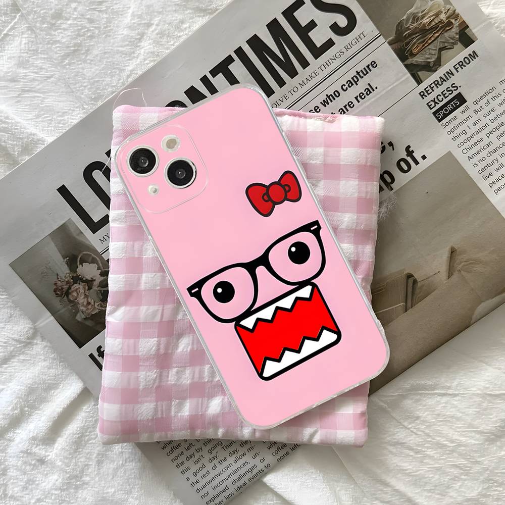 Domo Kun Phone Case For iPhone 17 16e 16 15 14 13 12 11 Mini Pro Max Shell