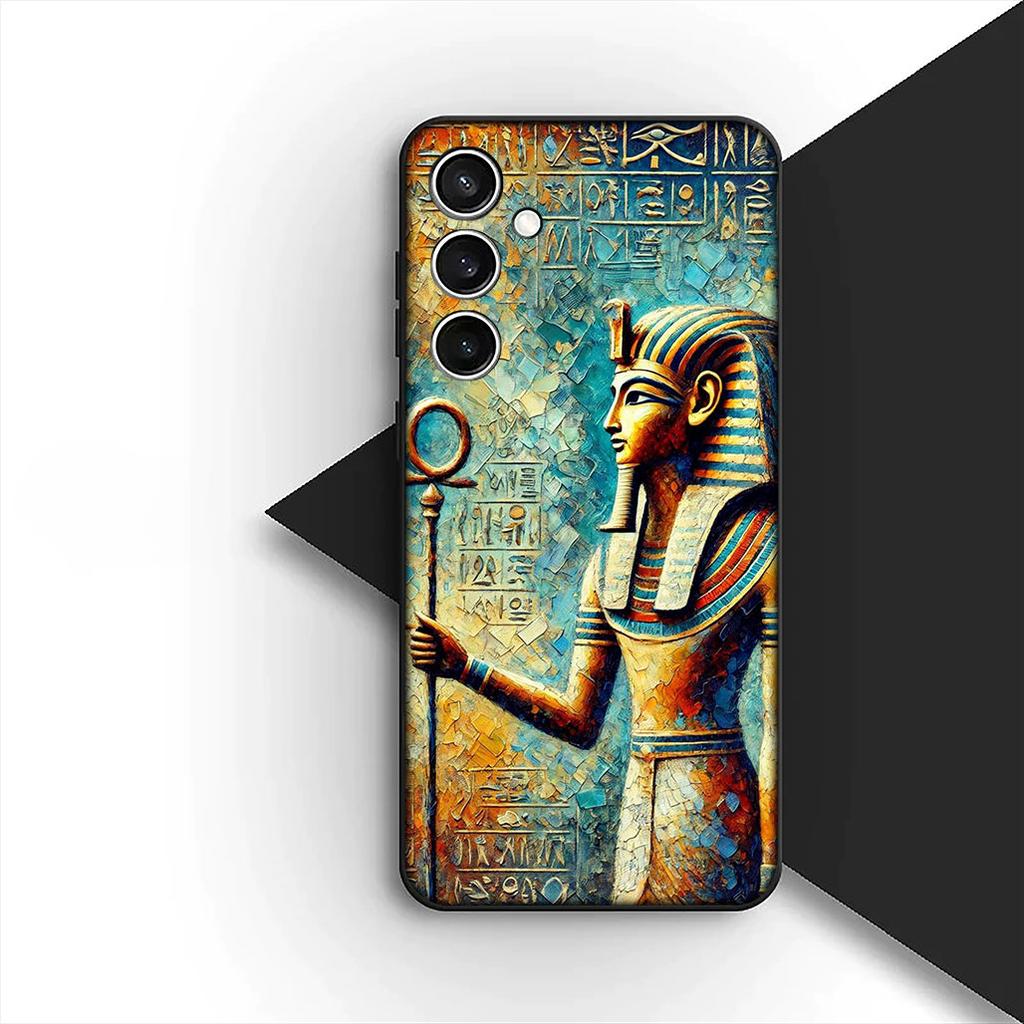 Egypt Nefertiti Anubis Ankh Kemet Pharaoh Flag Cover for Xiaomi Redmi Note 12 11 10 Pro 10A 10C 12C 13C Note12 12Pro Phone Case