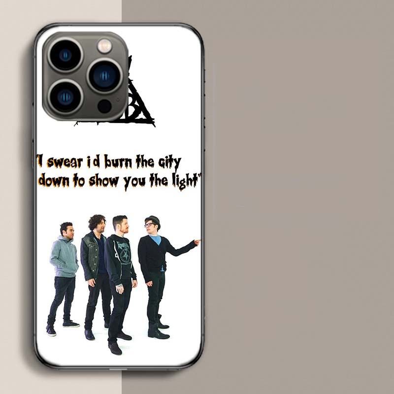 Rock Band FOB Cool Phone Case For Iphone 17 Air 15 Pro 14 Plus 16 Pro Max 17E 16E 12 13 Mini 11 Cover Cute Fundas