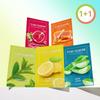 The Saem [1+1] The Saem Natürliche Maskenpackung 1 Blatt Wählen Sie 1 der 5 Arten: Aloe Zitrone Grüner Tee Honig Granatapfel