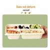 ZL Disposable 4-Compartment Biodegradable Corn Starch Lunch Box