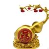 Feng Shui Gourd Statue Rack Decorative Creative Single Bottle Holder for Tabletop Bookshelf Bar