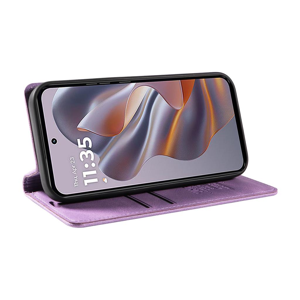 YIKATU YK-004 For Motorola Edge 50 Neo 5G/Moto S50 5G/Thinkphone 25 5G Case Leather Skin-Touch Phone Cover Magnetic Auto-Absorbed