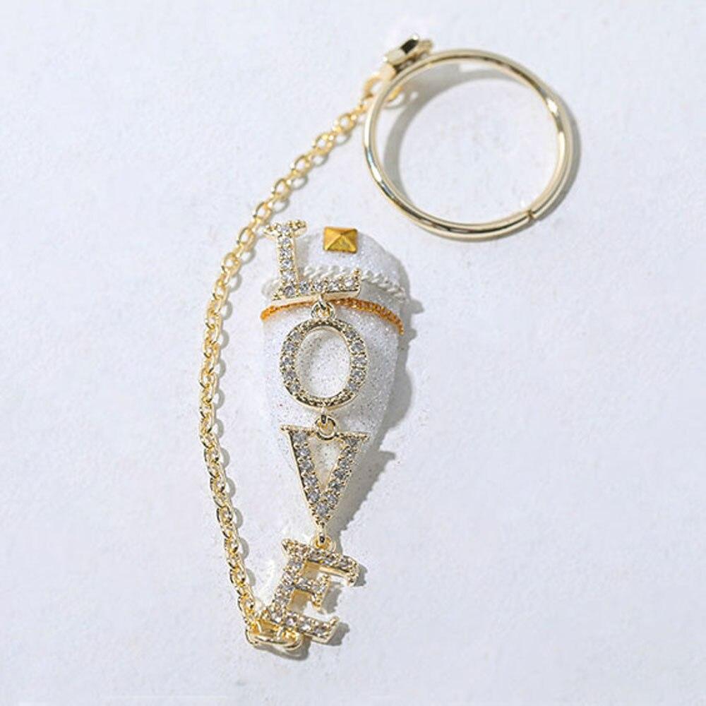 Ювелирные изделия для ногтей, длинный браслет-цепочка, кулон с кисточкой, украшение для дизайна ногтей, жемчуг, металлические стразы для ногтей, орнамент, аксессуары для дизайна ногтей