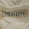 unused MidiUmi made in Japan No sleeve one piece white Women Used