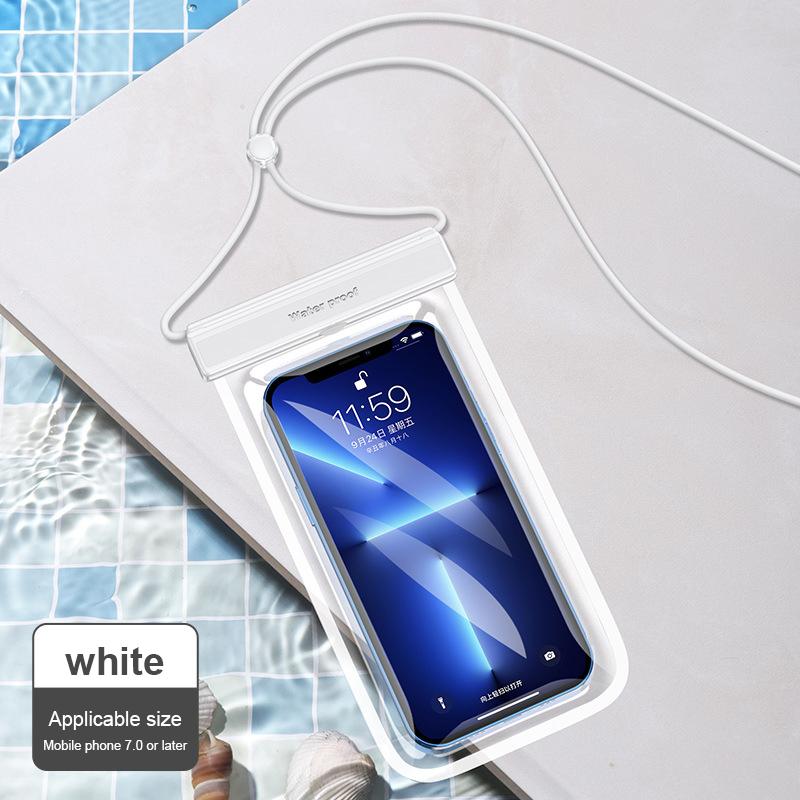 Clamshell Touch Screen Waterproof Phone Bag TPU Transparent Phone Diving Case Hanging Neck Phone Waterproof Protective Cover