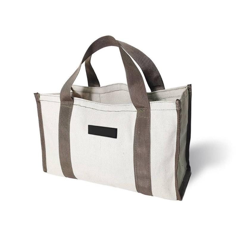Heavy Duty Canvas Tool Bag Organizers Large and Spacious Interior for Hand Tool, Durability Carry Bag Home Repair Use 16 inches