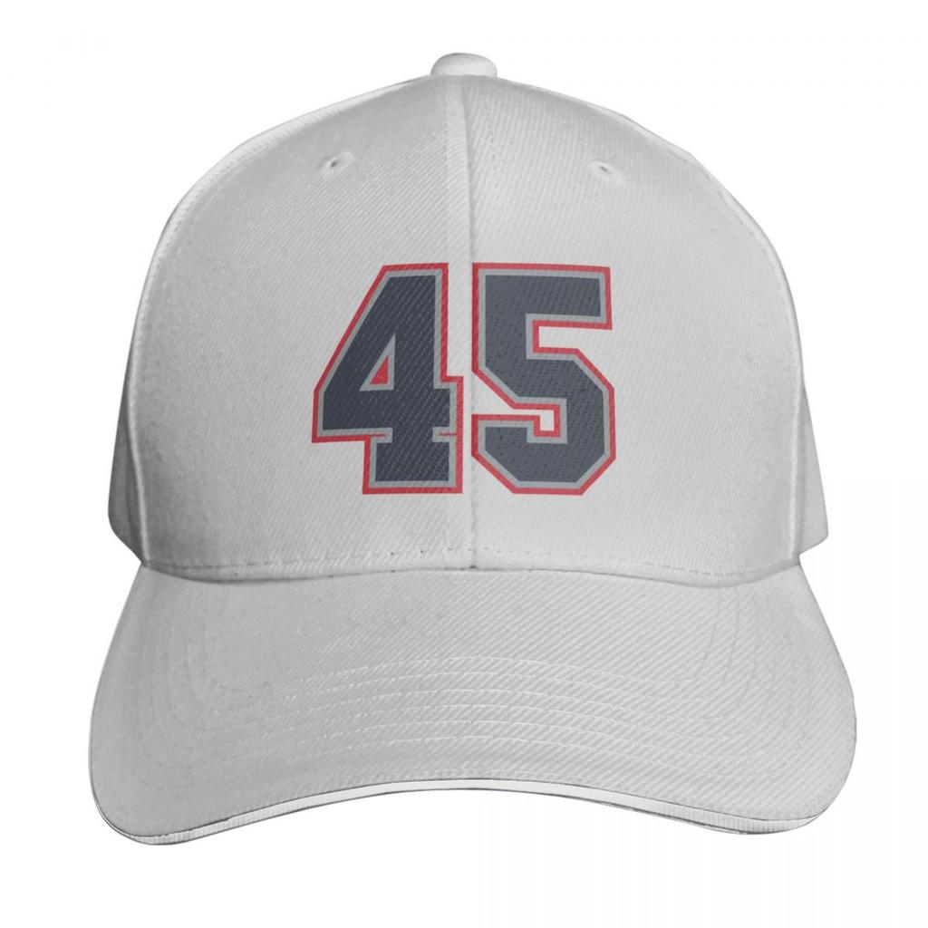 Navy Grey Red Sports Number FourtyFive Baseball Cap Luxury Brand Unisex Hat Sunscreen Elegant Womens Hats Unisexs