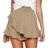Stylish High Waist Trendy Cool Solid Color Skirt Shorts Streetwear