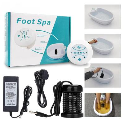 Spa Detox para Pés Iônico Máquina de Banho Massagem Pés Desintoxicação Iônica Alivia Fadiga Hidrogênio Negativo Máquina de Banho para Pés