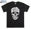Cat Skull T-shirt Funny Vintage Print Cool T Shirt Men Women Unisex Tshirt Classic T-shirt