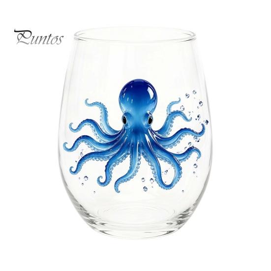 Bicchieri da Cocktail a Tema Horror Bicchiere in Vetro a Tema Halloween Gatto Nero Fantasma Teschio Zucca Dipinto a Mano Tazza da Bevanda Autunnale Vetro Senza Piombo Spettrale