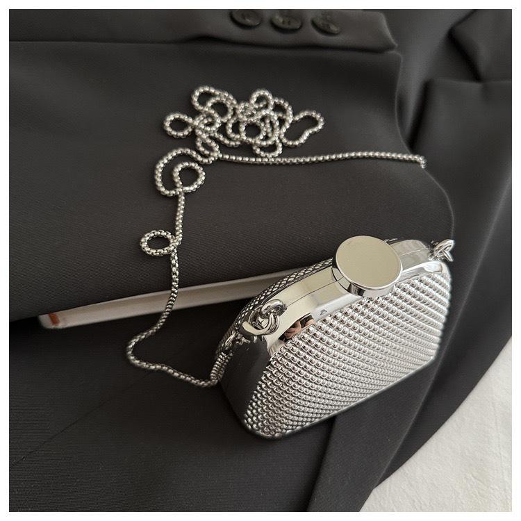 2025 Women's European & American Fashion Shiny Chain Crossbody Shoulder Bag