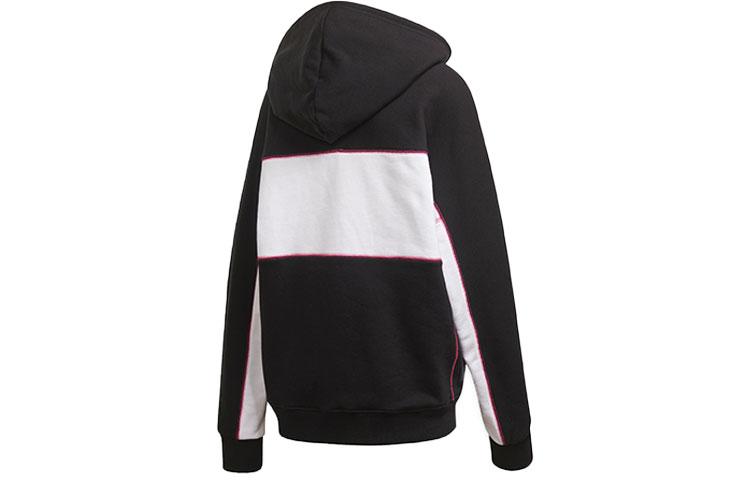 adidas Originals Sweatshirts Women's Black Hooded Moderate Regular FH7564