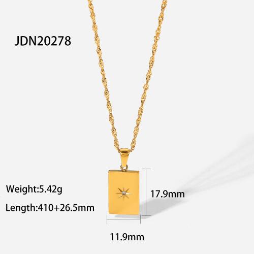 Youthway Stainless Steel Coin Pendant Necklace Autumn/Winter Metal Texture Pendant Waterproof Women's Jewelry