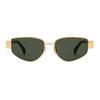 Celine Logo Cat Eye Sonnenbrille Unisex Sonnenbrille Gold CL40293U30N