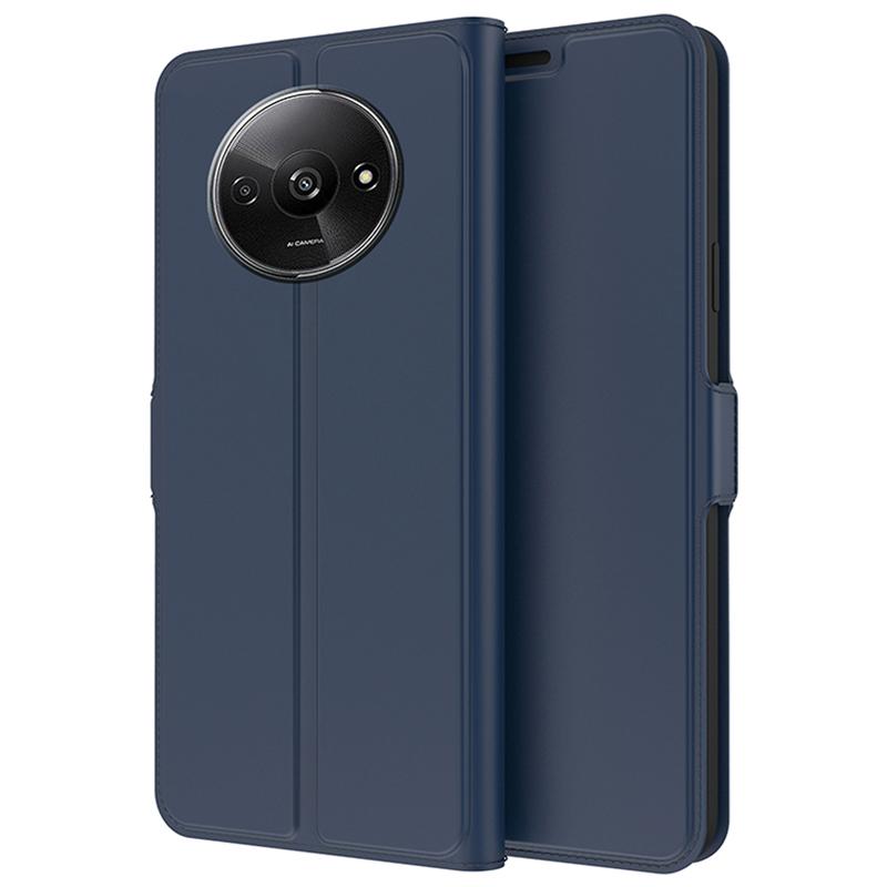 For Xiaomi Redmi A3 4G/Poco C61 4G Leather Case Card Holder Folding Stand Phone Cover