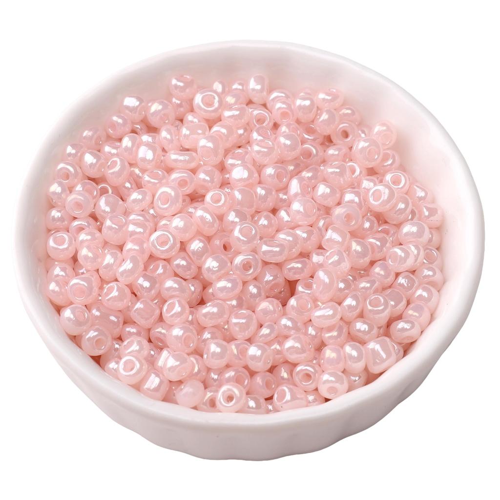 180Pcs Glass Seed Beads Cream Color Charm For Jewelry Making Accessories DIY Bracelet Necklace