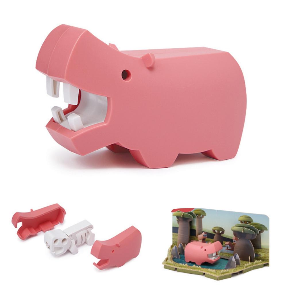 Grassland Series Children's Educational, Brain-stimulating, Hands-, Magnetic Assembly Building Block Toy Model