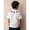 Boys' summer short-sleeved T-shirts with baby's breath print children's tops, versatile, trendy and cool casual tops