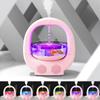 Humidificateur d'air anti-gravité Diffuseur d'aromathérapie compatible Bluetooth avec lumière LED multicolore Diffuseur d'arômes pour la maison chambre