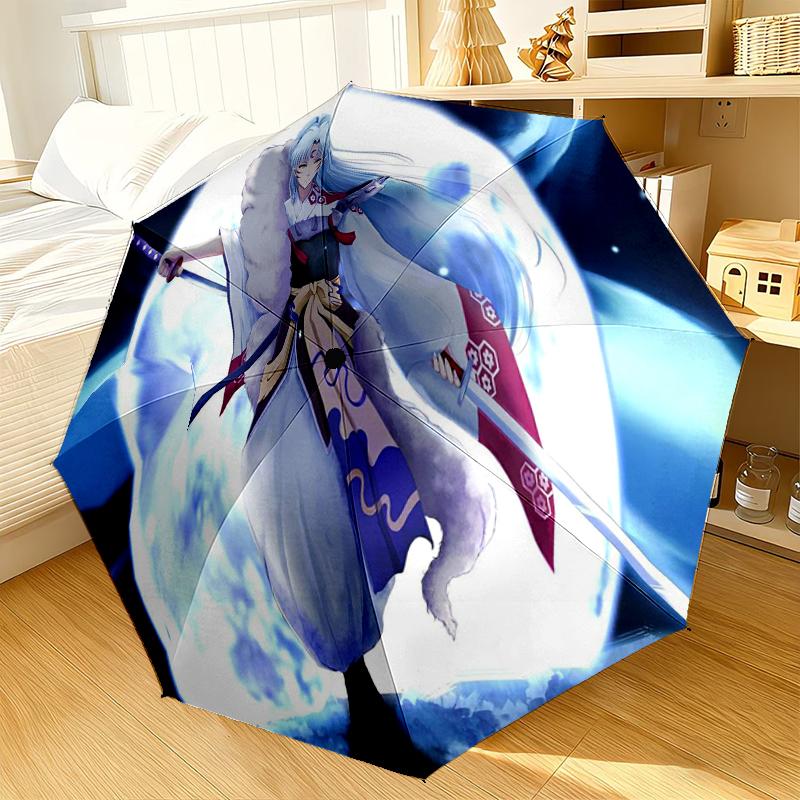 

Anime Sessho-maru Umbrella 8-Frame for Travel, camping, Casual Lightweight Portable Umbrella, Essential for every family Holidays Gift