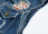 Cool Korean Slim Fit Embroidered Denim Vest for Men - Trendy Casual Style