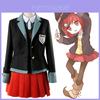 Danganronpa Killing Harmony Yumeno Himiko Atemberaubendes Cosplay-Kostüm Schuluniform-Kleid Für Partys